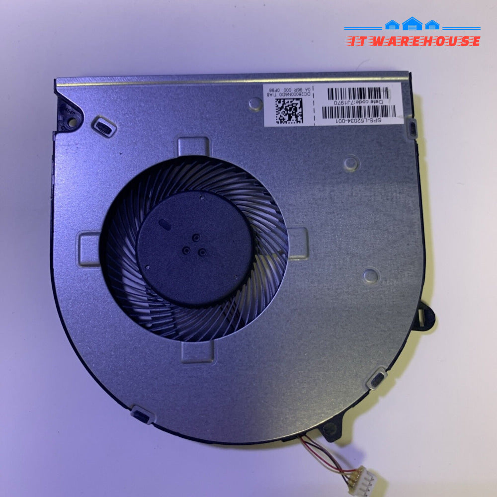 L52034-001 HP 15-DU 15-DW 15-DY 15S-DU 15S-DW 15S-DY CPU Cooling Thermal Fan