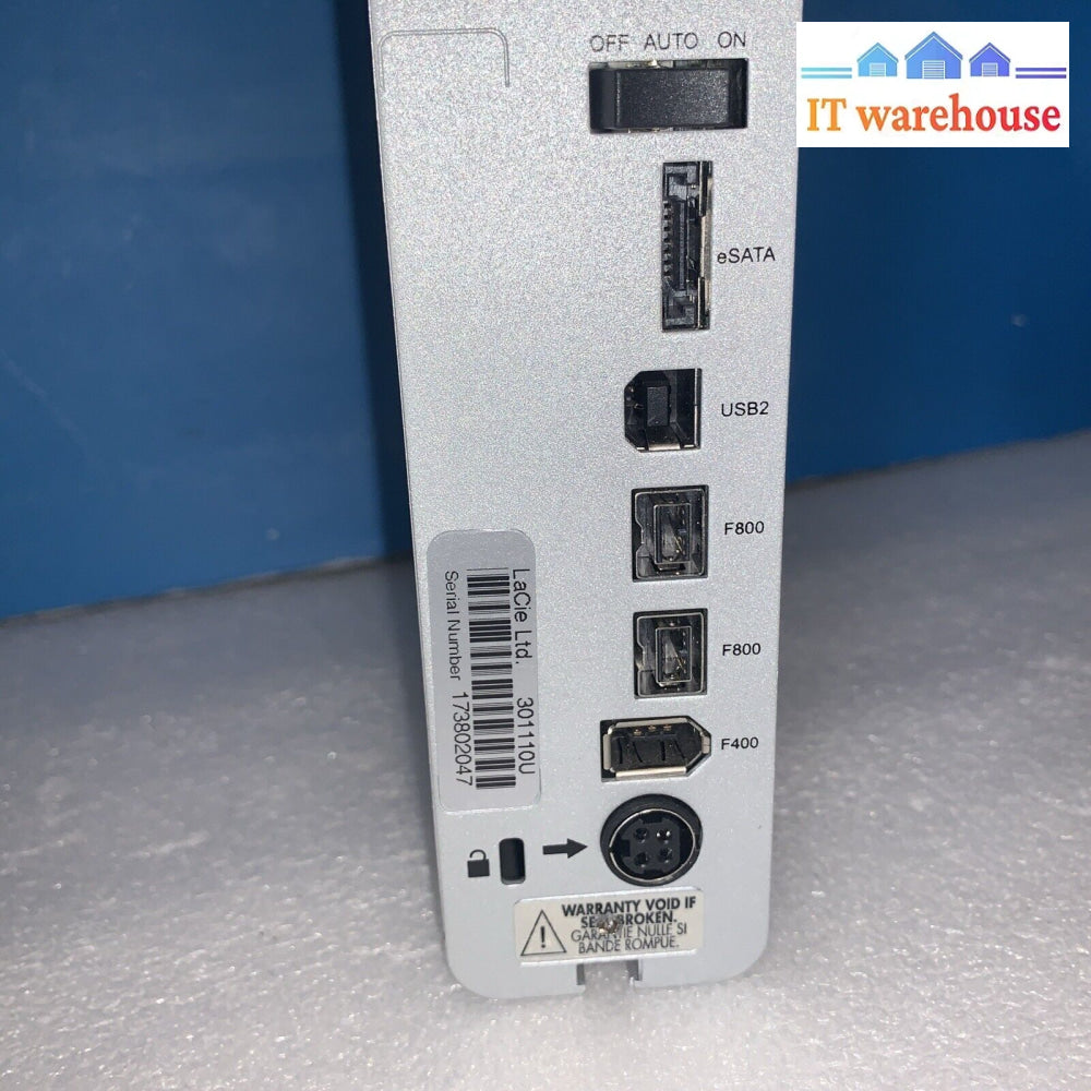 Lacie D2 Usb2 /Firewire 400/800/E-Sata Hard Drive Enclosure (Ide Hd Required)
