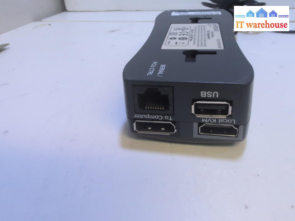 Lantronix Spider Duo SLSLP400USB USB SecureLinx KVM Switch + AC ADAPTER -