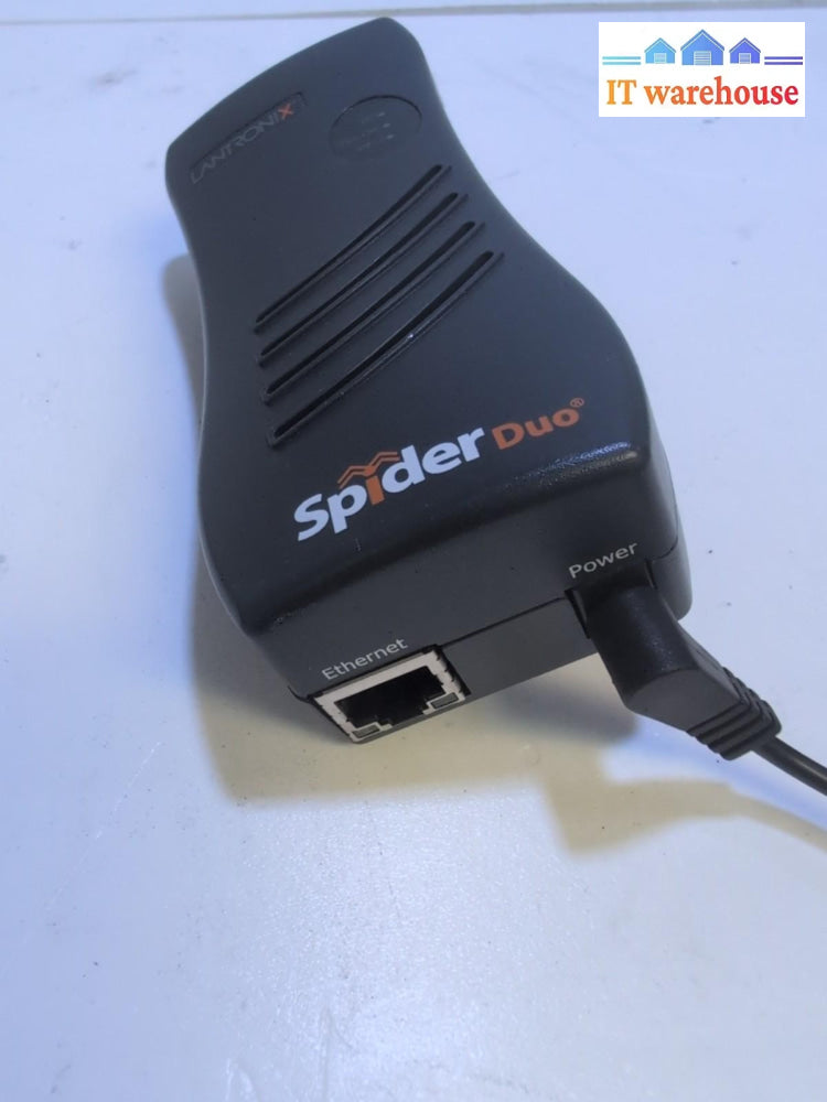 Lantronix Spider Duo SLSLP400USB USB SecureLinx KVM Switch + AC ADAPTER -