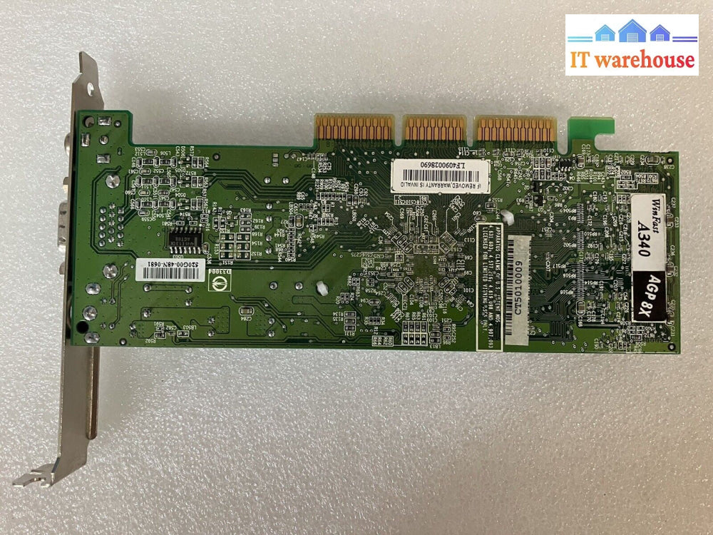 ~ Leadtek WinFast 128MB A340 Pro LR2967 VGA VIDEO S-VID Graphics Card Unit / GPU