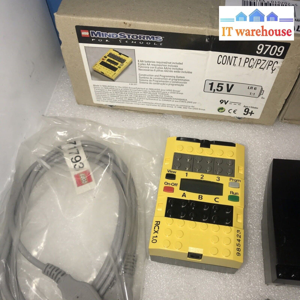 Lego Mindstorms 9709 RCX 1.0 Programmable Yellow Brick & 9783
