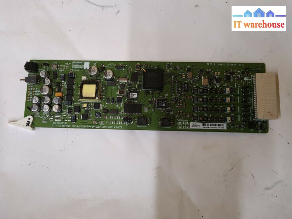 - LEITCH EAS6800+C2A4 6800+MF Encoder Card 161-000573Q02 FOR HARRIS 6800