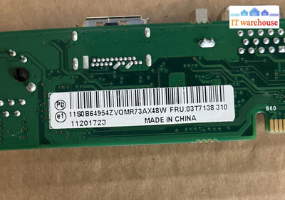 ~ Lenovo 11201723 FRU: 03T7138310 I/O Interface for M93Z W/ USB VGA Ethernet DP