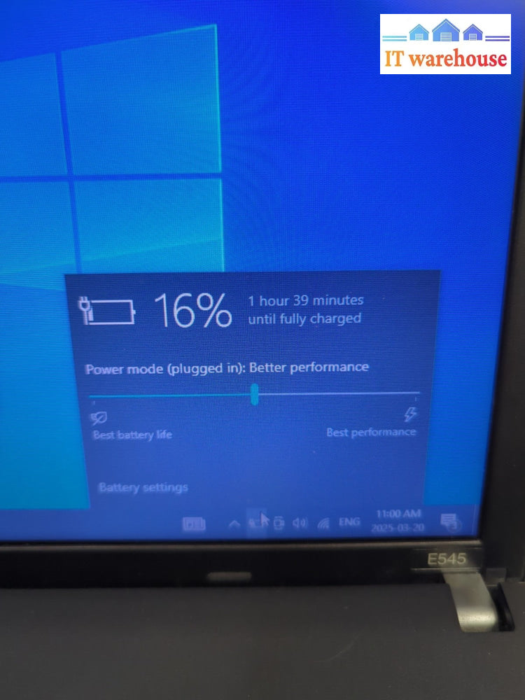 Lenovo 15.6’’ ThinkPad E545 Laptop A6-5350M 2.9GHz /8GB RAM/250GB SSD /Win10
