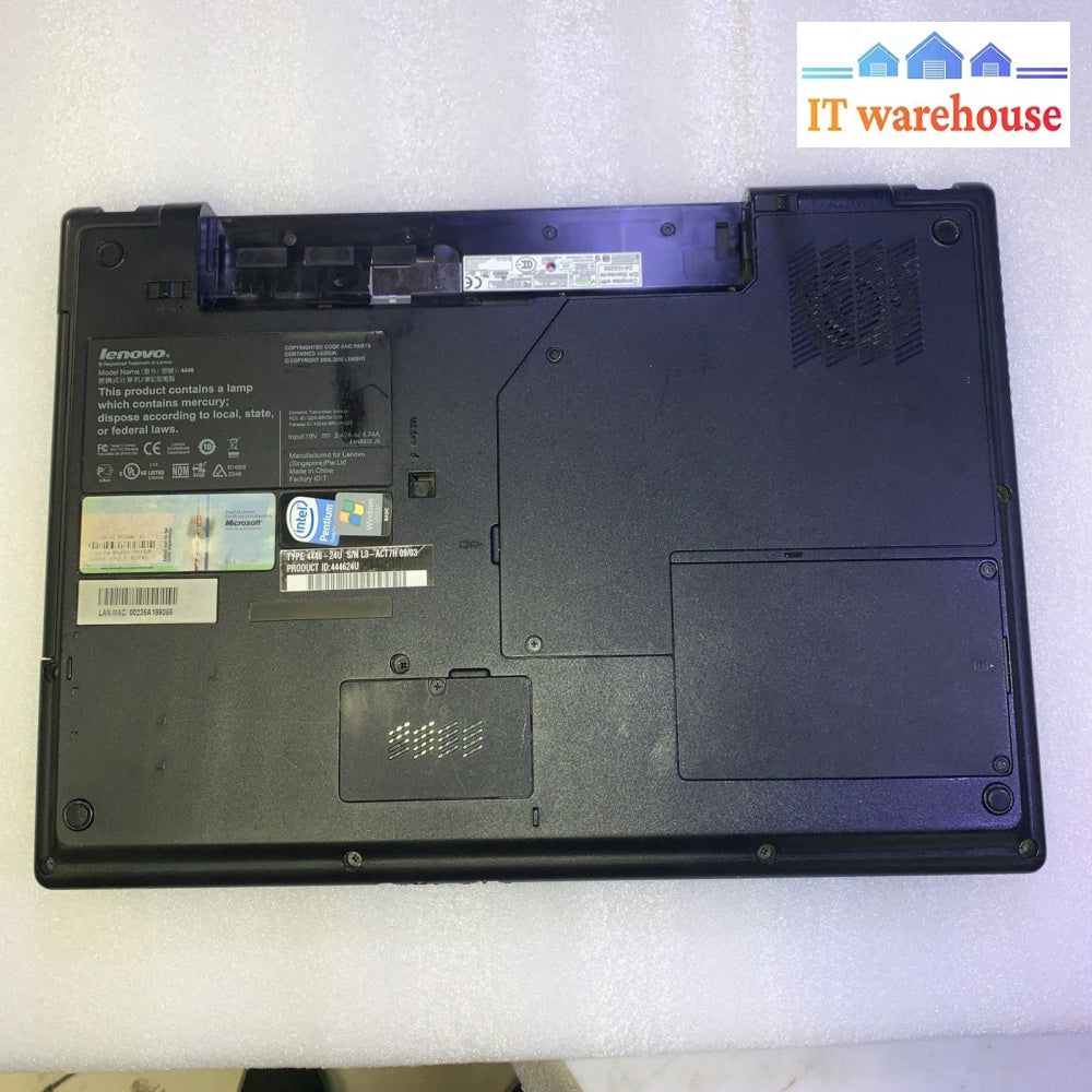 Lenovo 3000 G530 Intel T3400 15.4" 3GB 320GB Windows XP Pro SP3 Laptop (no BAT)