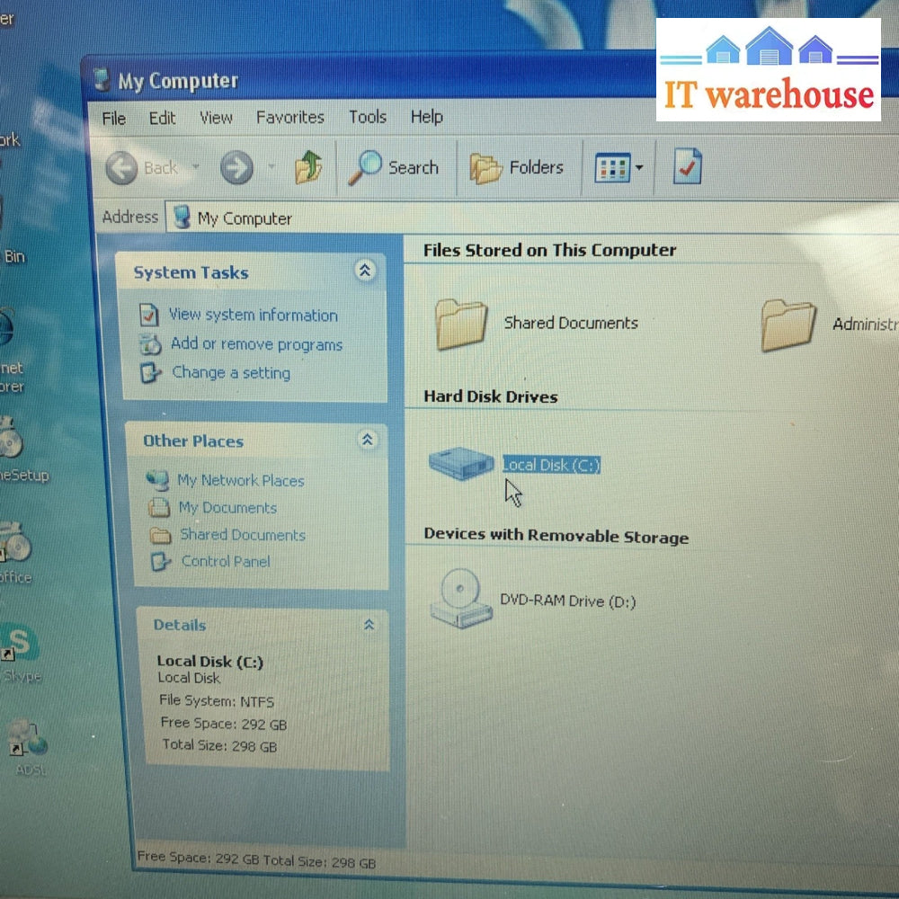 Lenovo 3000 G530 Intel T3400 15.4" 3GB 320GB Windows XP Pro SP3 Laptop (no BAT)