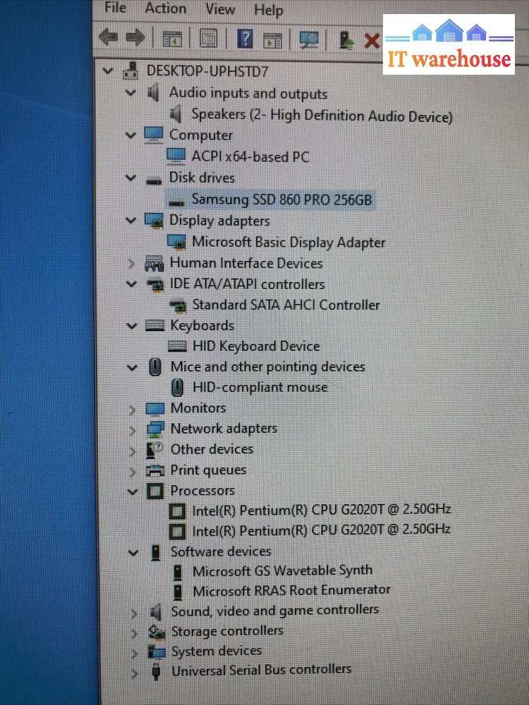 Lenovo 32643K2 Mini Desktop Intel Pentium G20 CPU / 8GB RAM / 256GB SSD / Win10~