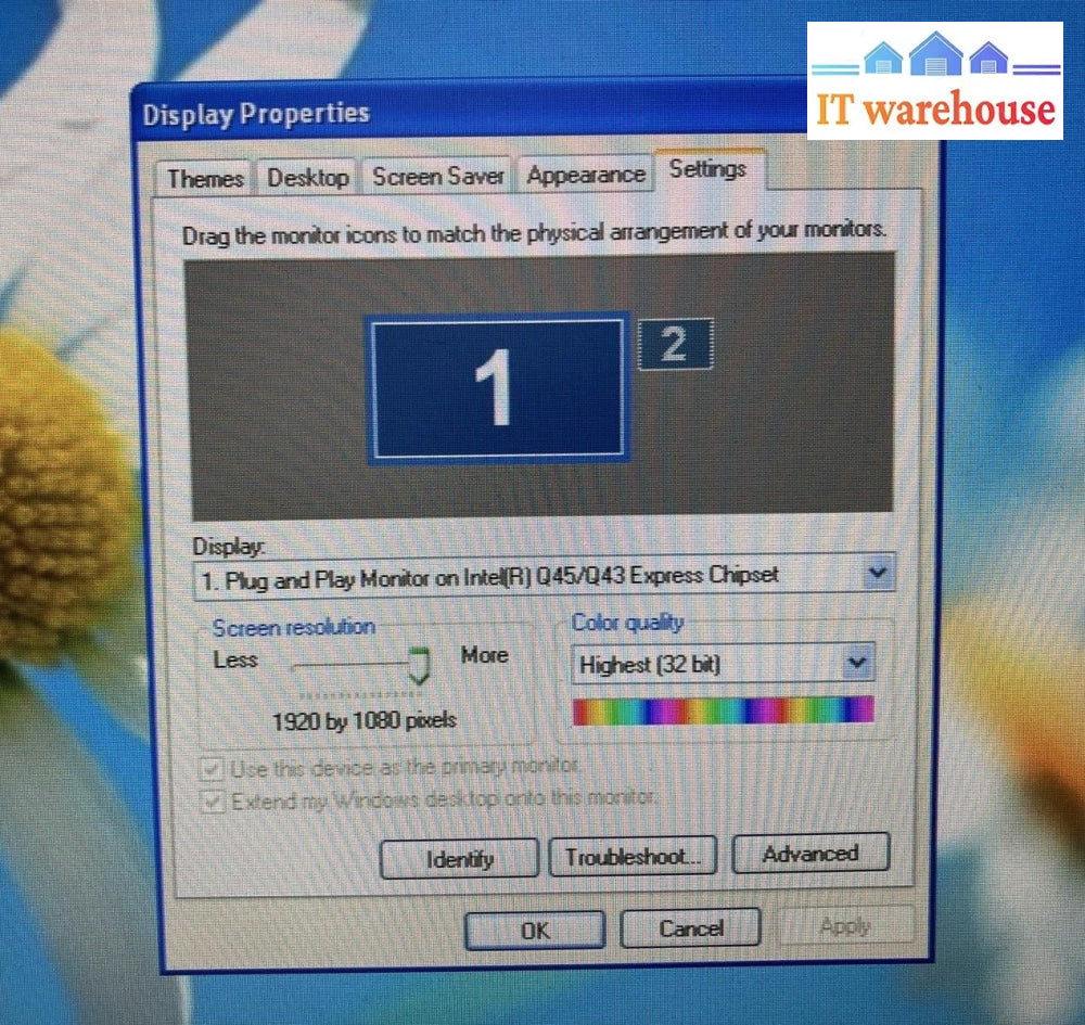 Lenovo 6209 ThinkCentre M58p Desktop Intel C2D CPU / 4GB RAM / 320GB HDD / XP ~