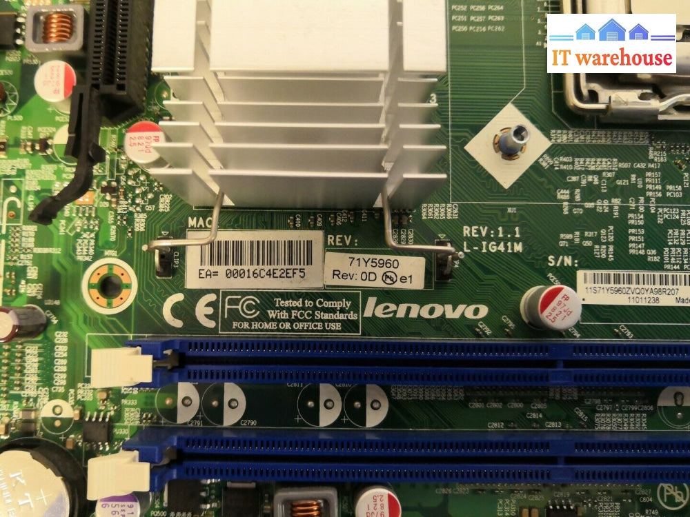 + Lenovo 71Y6838 Motherboard 71Y5960 + 2.6Hz CPU E5300 W/ I/O SHIELD @@@