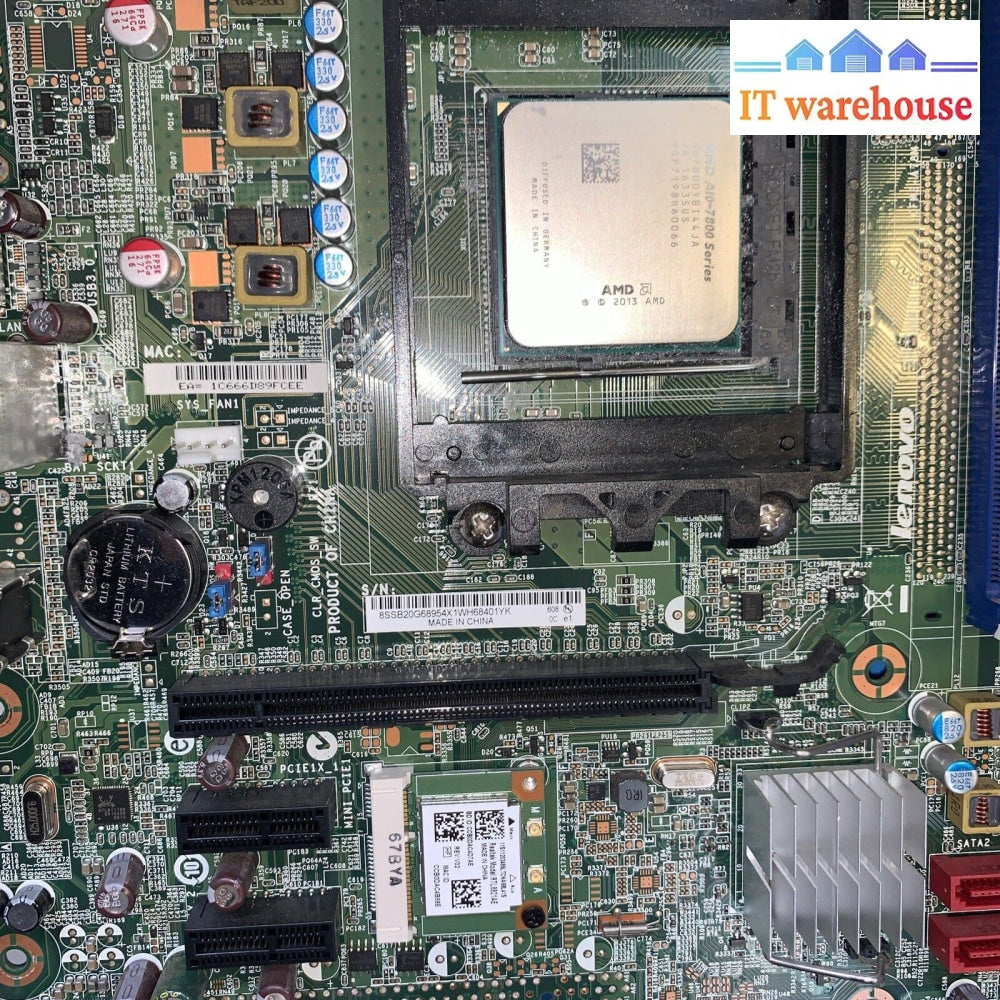Lenovo CFM2+A78M M-ATX Motherboard AMD A78 FM2+  SATA2 HDMI VGA w/ A10 7800 CPU