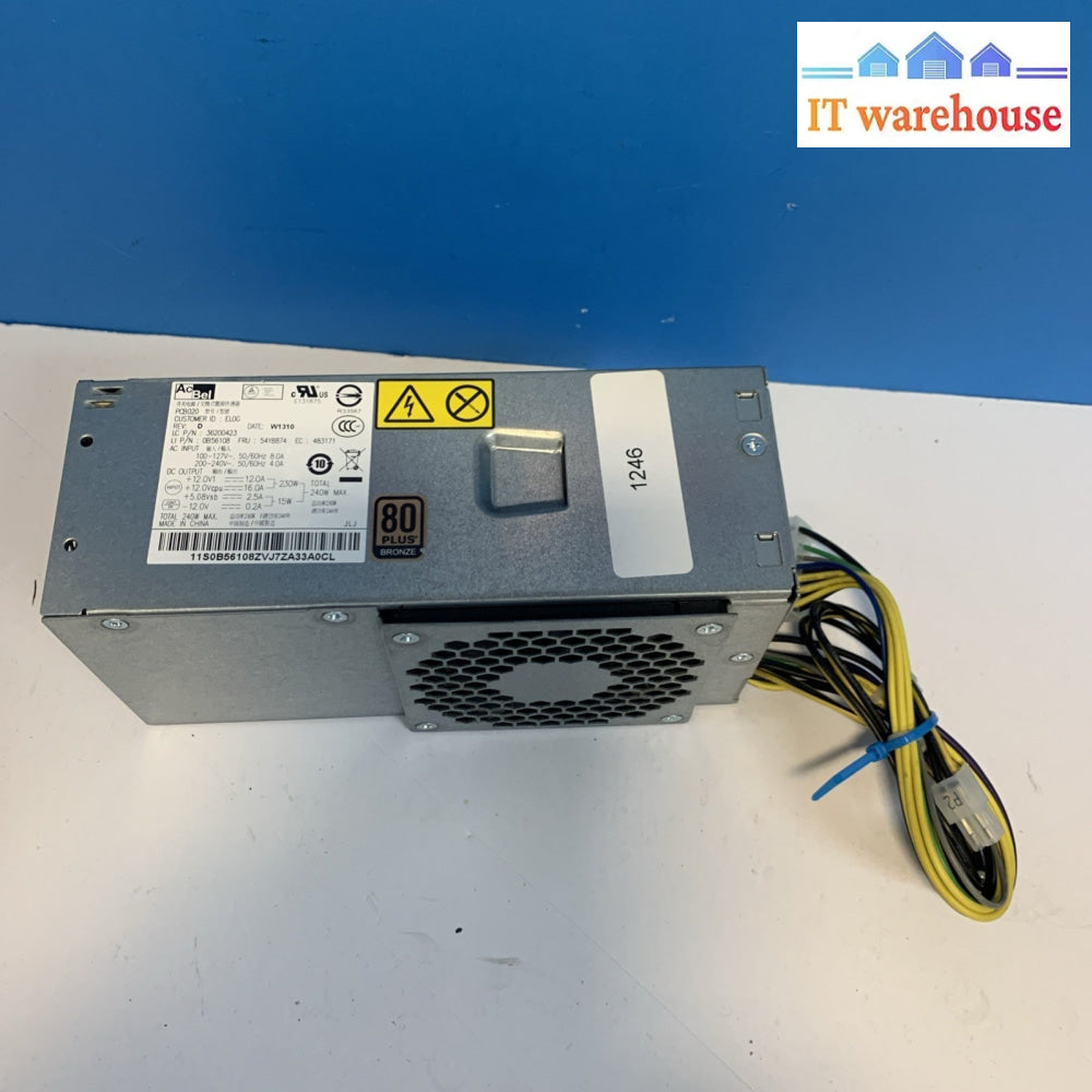 Lenovo FRU 54Y8874 Power Supply AcBel PCB020 36200423 0B56108 PSU