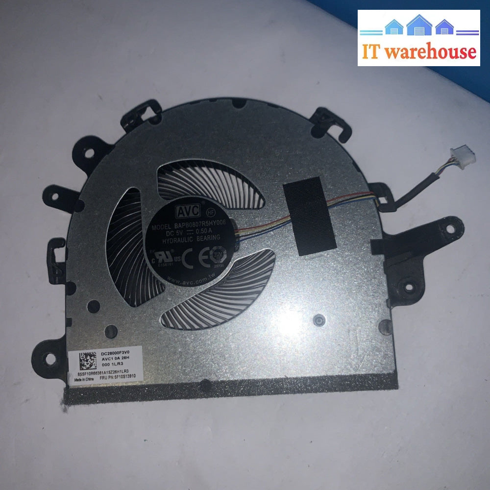 Lenovo IdeaPad 3 Cooling Fan Cooler CPU GPU 5F10S13910