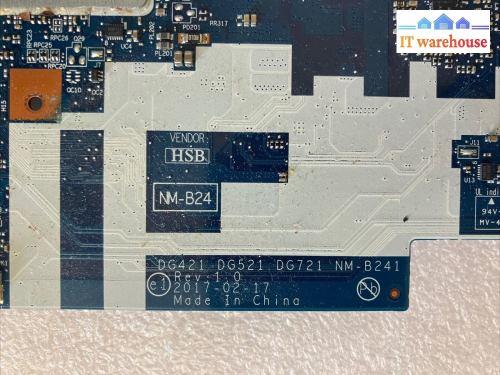 Lenovo IdeaPad 320-15IKB Laptop Motherboard NM-B24 With i3-7100 CPU 5B20N86827 ~
