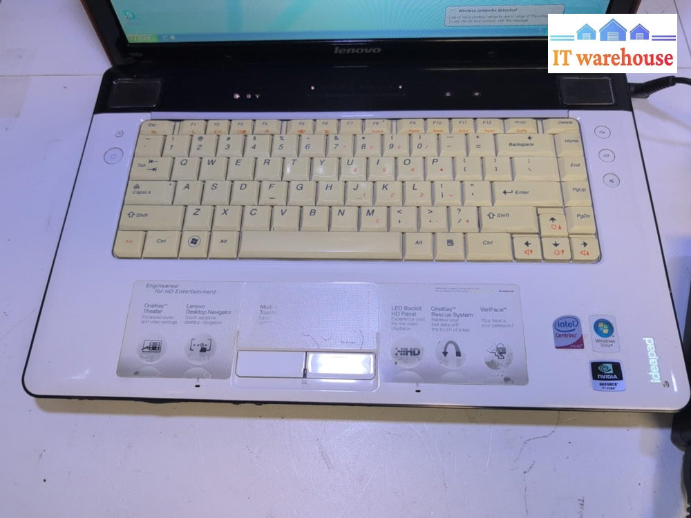 Lenovo IdeaPad Y550 15.6" Laptop Core 2 Duo T6600 /3GB RAM/500GB HDD/WIN XP -