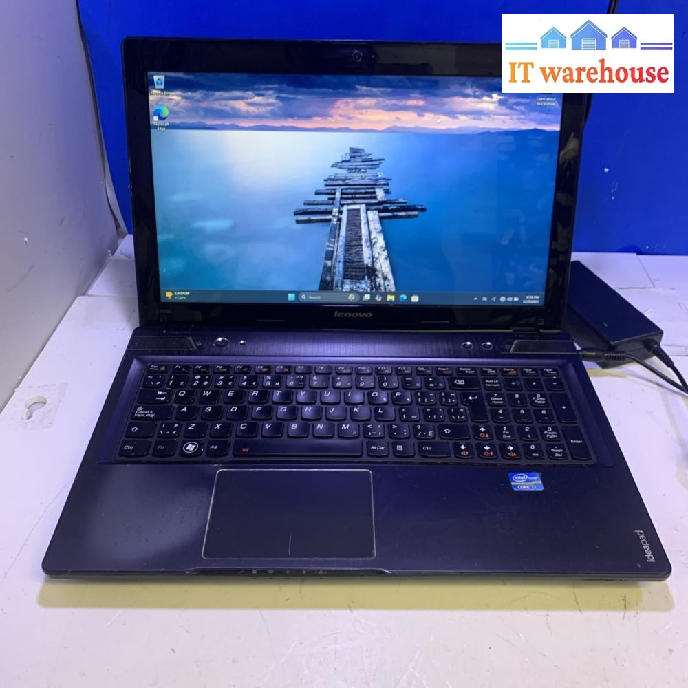 Lenovo IdeaPad Y580 15.6” Intel i7-3610QM 2.3GHz 8GB ram 240GB SSD Windows 11