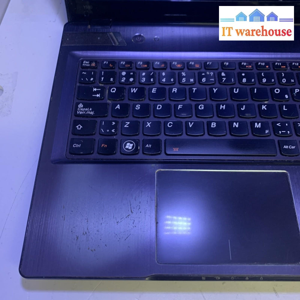 Lenovo IdeaPad Y580 15.6” Intel i7-3610QM 2.3GHz 8GB ram 240GB SSD Windows 11