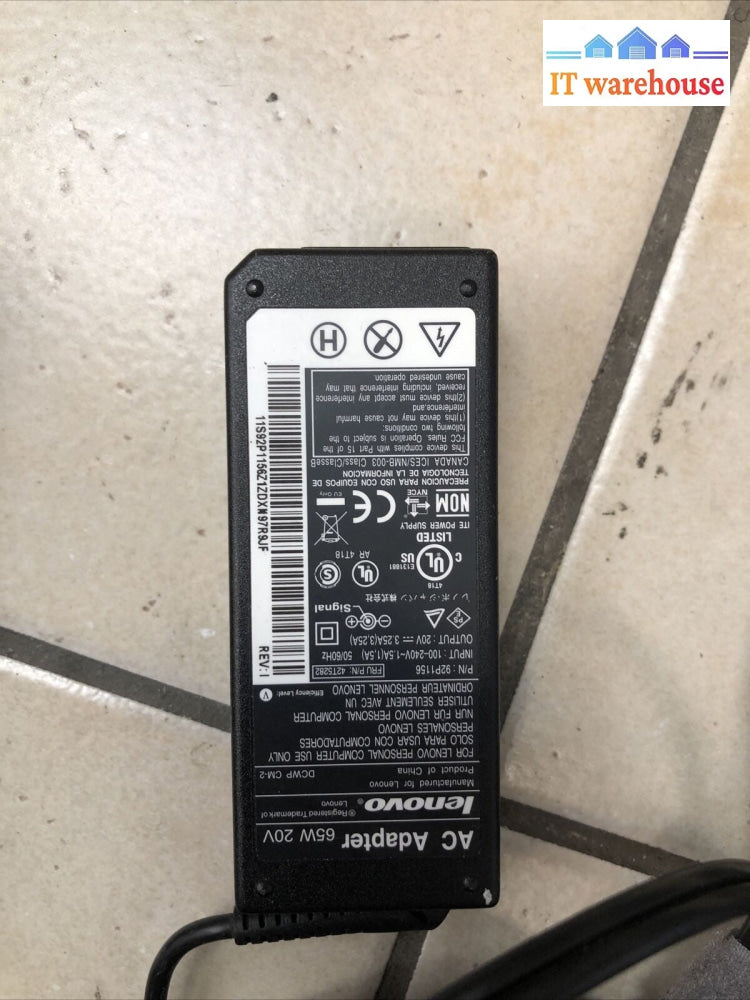 $ lenovo laptop adapter 65W 20V 