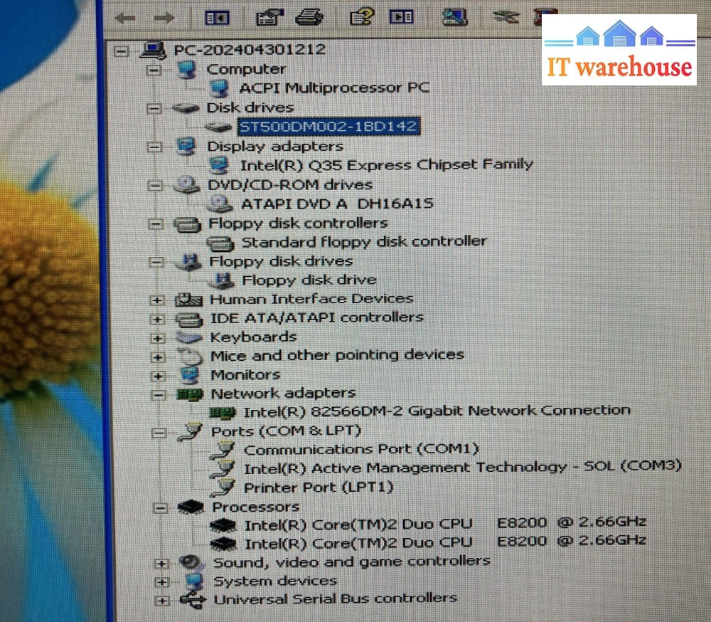 Lenovo ThinkCentre A93 Desktop Intel Core 2 Duo CPU / 2GB RAM / 500GB HDD / XP ~