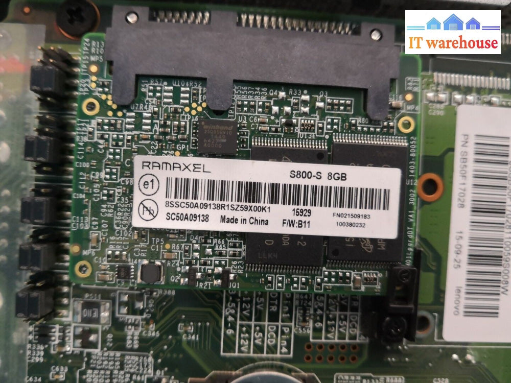 +Lenovo ThinkCentre M32 Motherboard 03T7271 Celeron 847 1.1GHz W/ 8G SSD*TESTED*