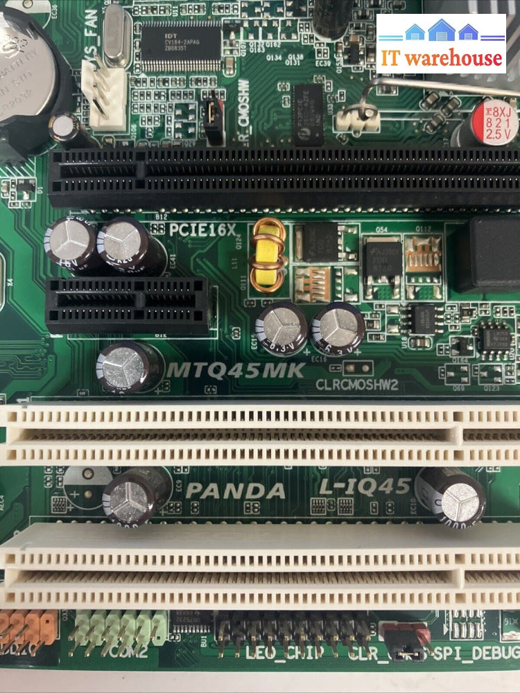 Lenovo ThinkCentre M58p Motherboard 46R1516 Socket LGA775 W/ Intel CPU & Plate ~