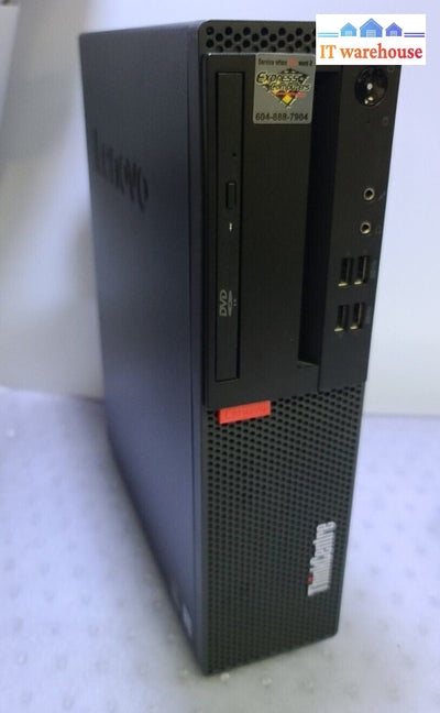 - Lenovo ThinkCentre M710s SFF PC W/ i5-7400 3.0GHz /1TB HDD / 8GB RAM / Win 10