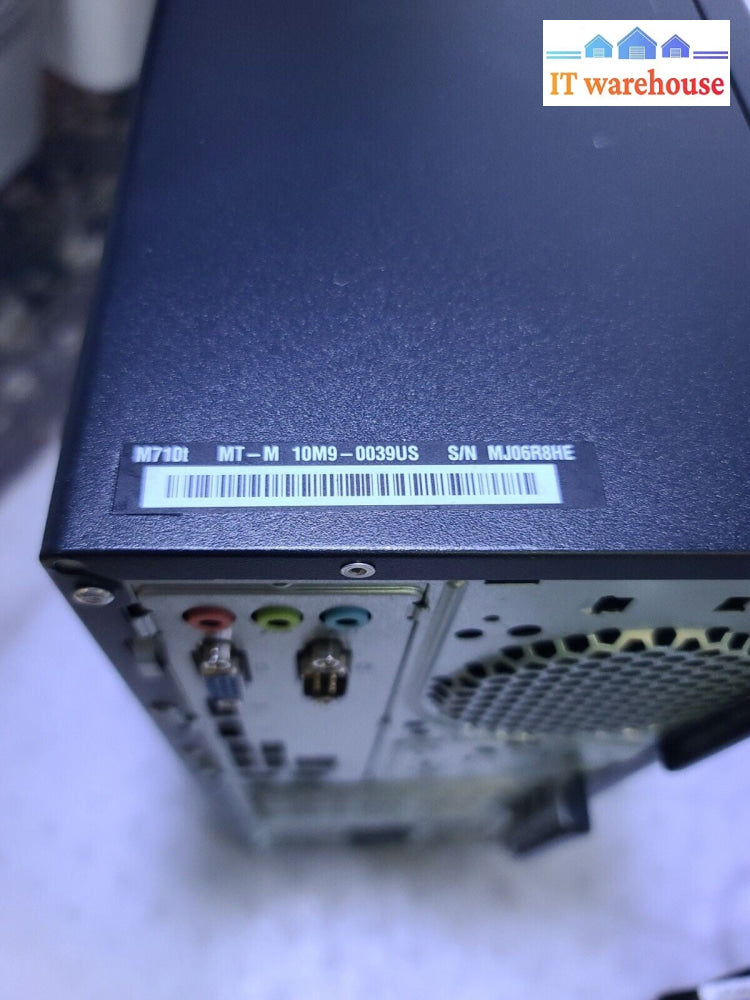 - Lenovo ThinkCentre M710t Mini Tower W/ i5-6500/ 8GB DDR4/ 128GB SSD /Win 10
