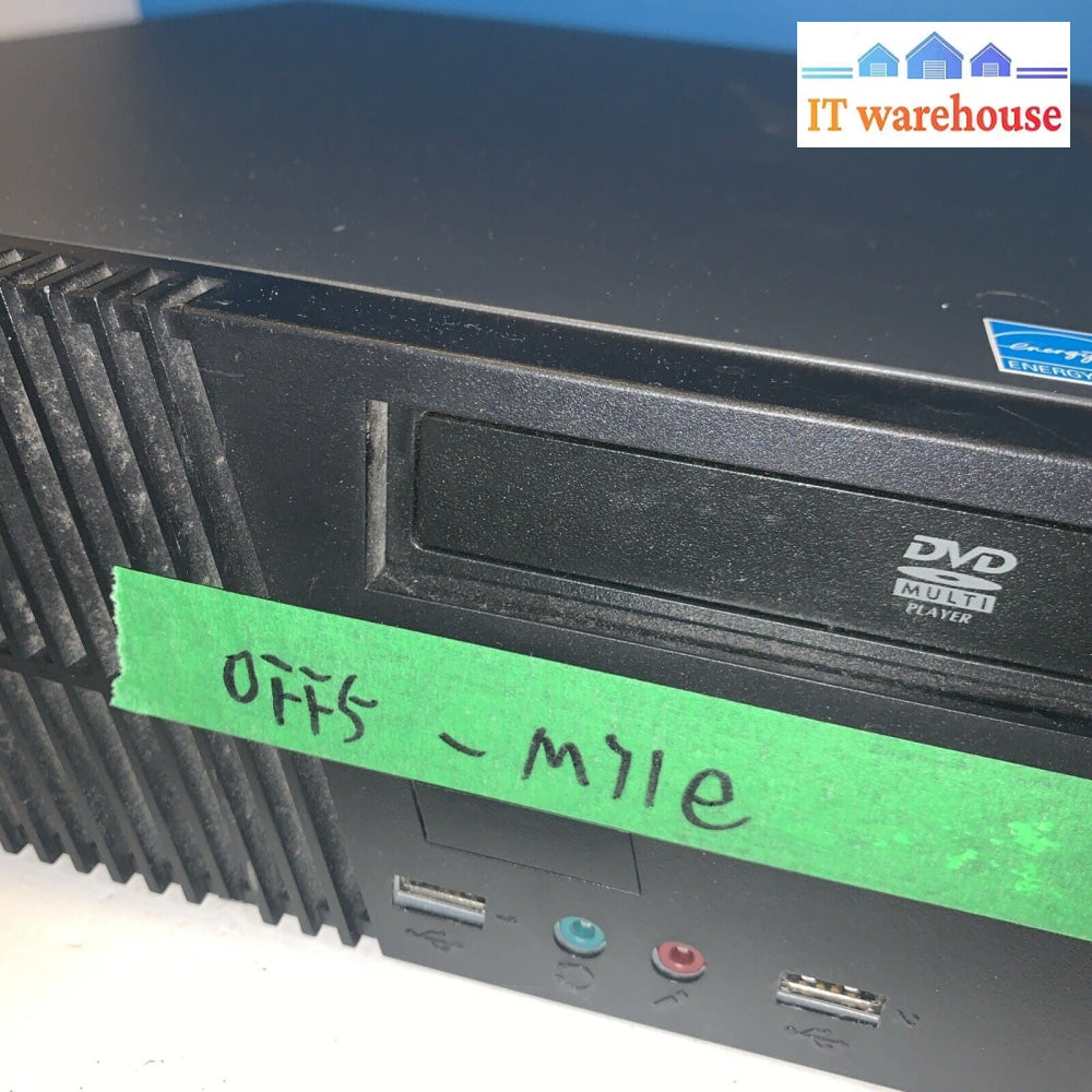 Lenovo ThinkCentre M71e Desktop 3176 Intel 4GB Ram 250GB windows Pro XP SP3