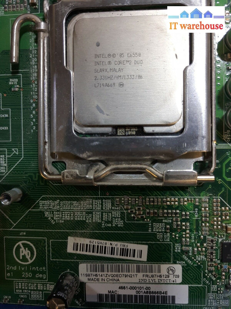 -  Lenovo ThinkCentre M75 M75p Desktop System Motherboard- 87H5129 W/E6550 CPU