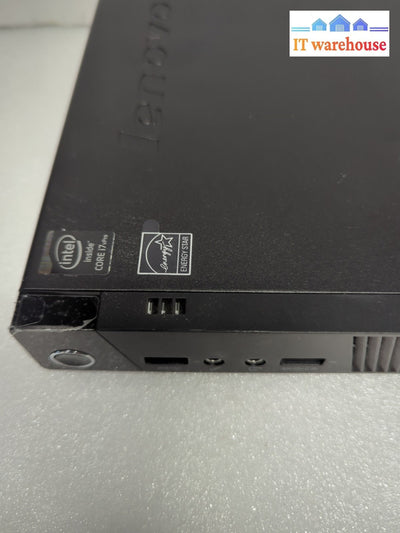 Lenovo ThinkCentre M93p Tiny PC i7-4765T/ 4GB Ram/128GB SSD/Win 10/ AC -