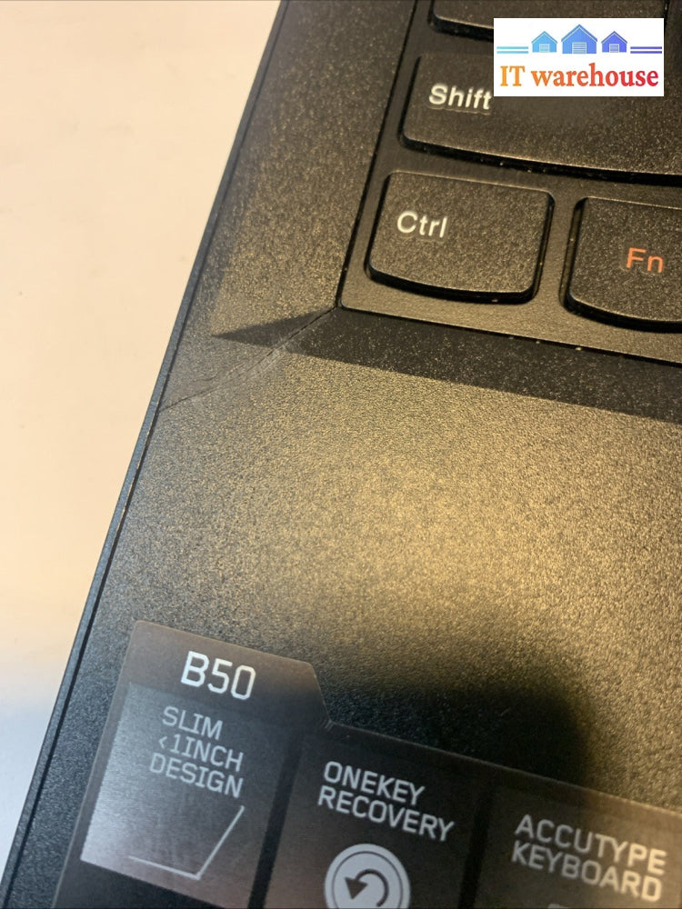 Lenovo ThinkPad B50-80 15.6" HD i5-5200U 12GB RAM 240GB New SSD Win 10 + AC Adap