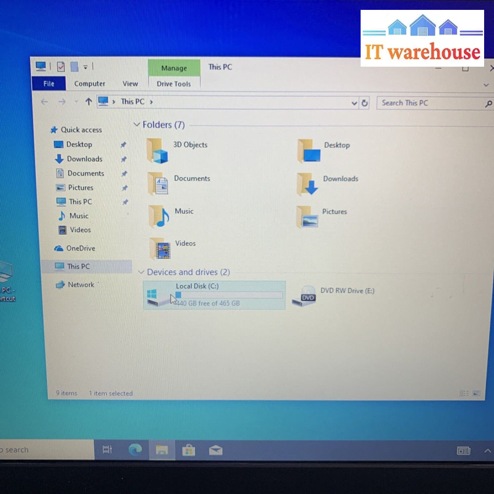 Lenovo thinkpad T410 14’’ Core i5 M 520 2.4GHz 6GB RAM 500GB Win10 laptop