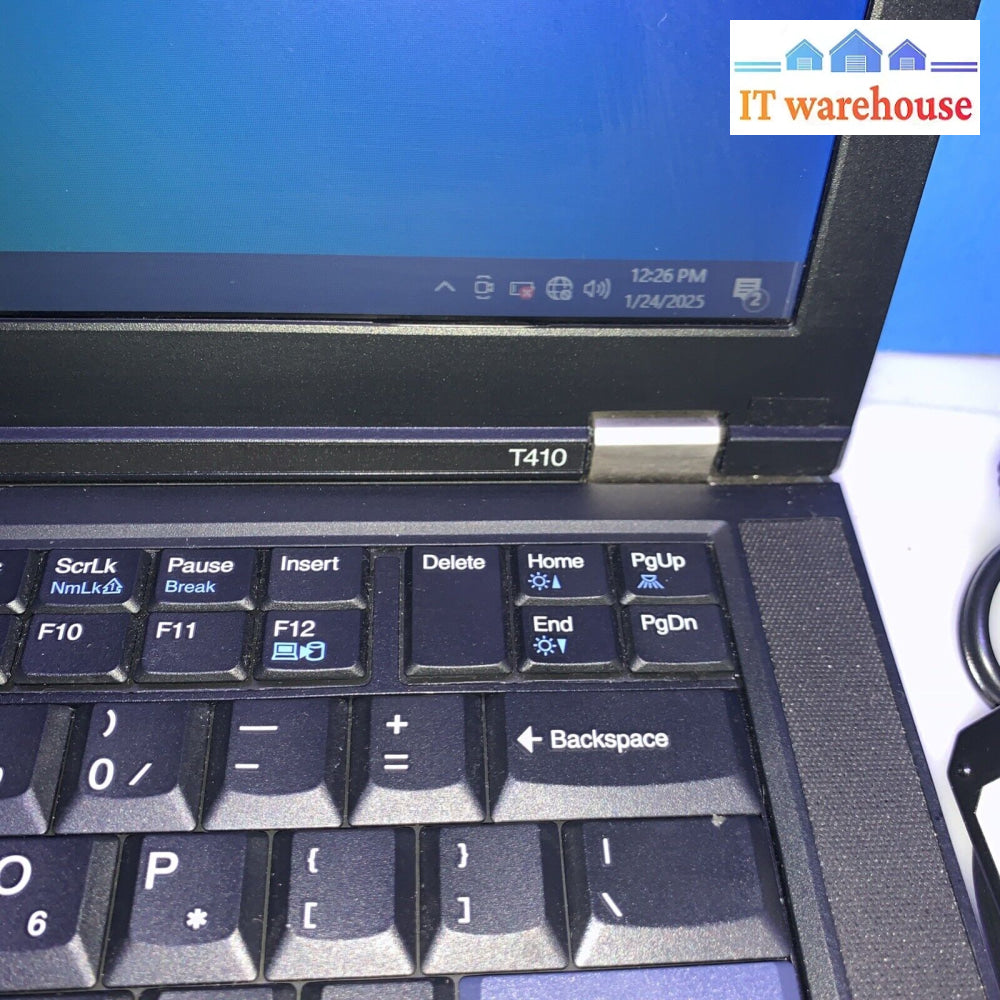 Lenovo thinkpad T410 14’’ Core i5 M 520 2.4GHz 6GB RAM 500GB Win10 laptop