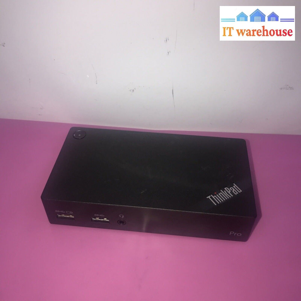 Lenovo ThinkPad USB 3.0 Pro Dock, Type: 40A7  (Ac adapter is optional)