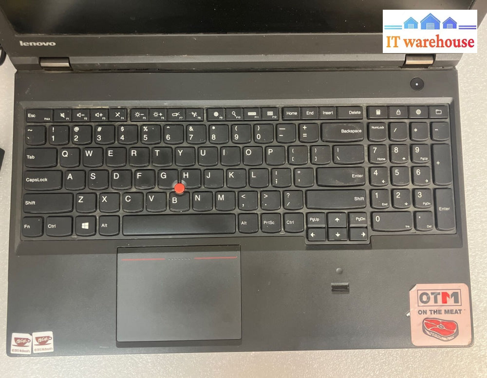 Lenovo Thinkpad W540 15. 6’ Laptop No Ram / No Hdd (For Parts As Is Read) ~