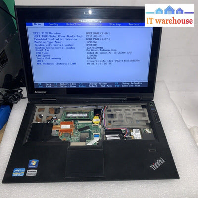 Lenovo ThinkPad X1 / 1291-26U 13.3'' laptop working motherboard/screen