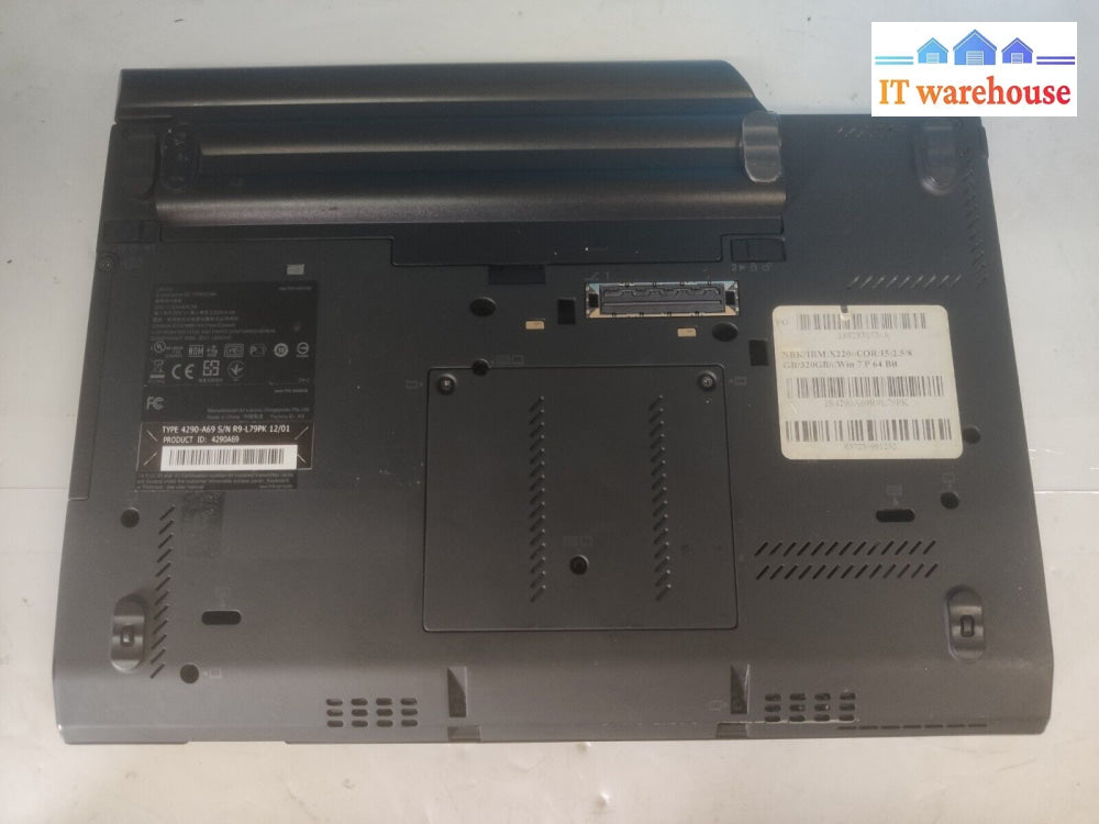 Lenovo Thinkpad X220 12.5’’ I5-2520M 2.50Ghz 4Gb Ram 256Gb Ssd ~