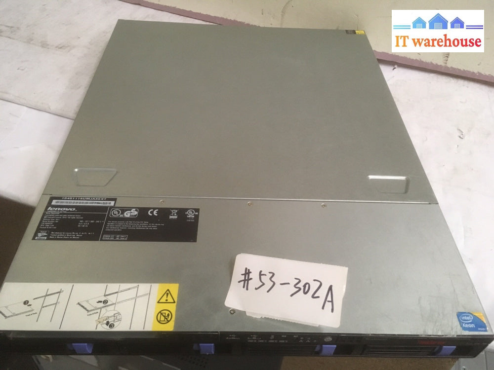 + Lenovo Thinkserver RD230 | CPU: Xeon E5607 2.27Ghz RAM: 4G  NO HDD