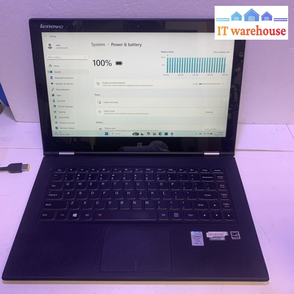 Lenovo Yoga 2 PRO 13.3" Touch FHD Laptop i5-4200U 1.60GHZ/ 8GB/240GB SSD/Win11