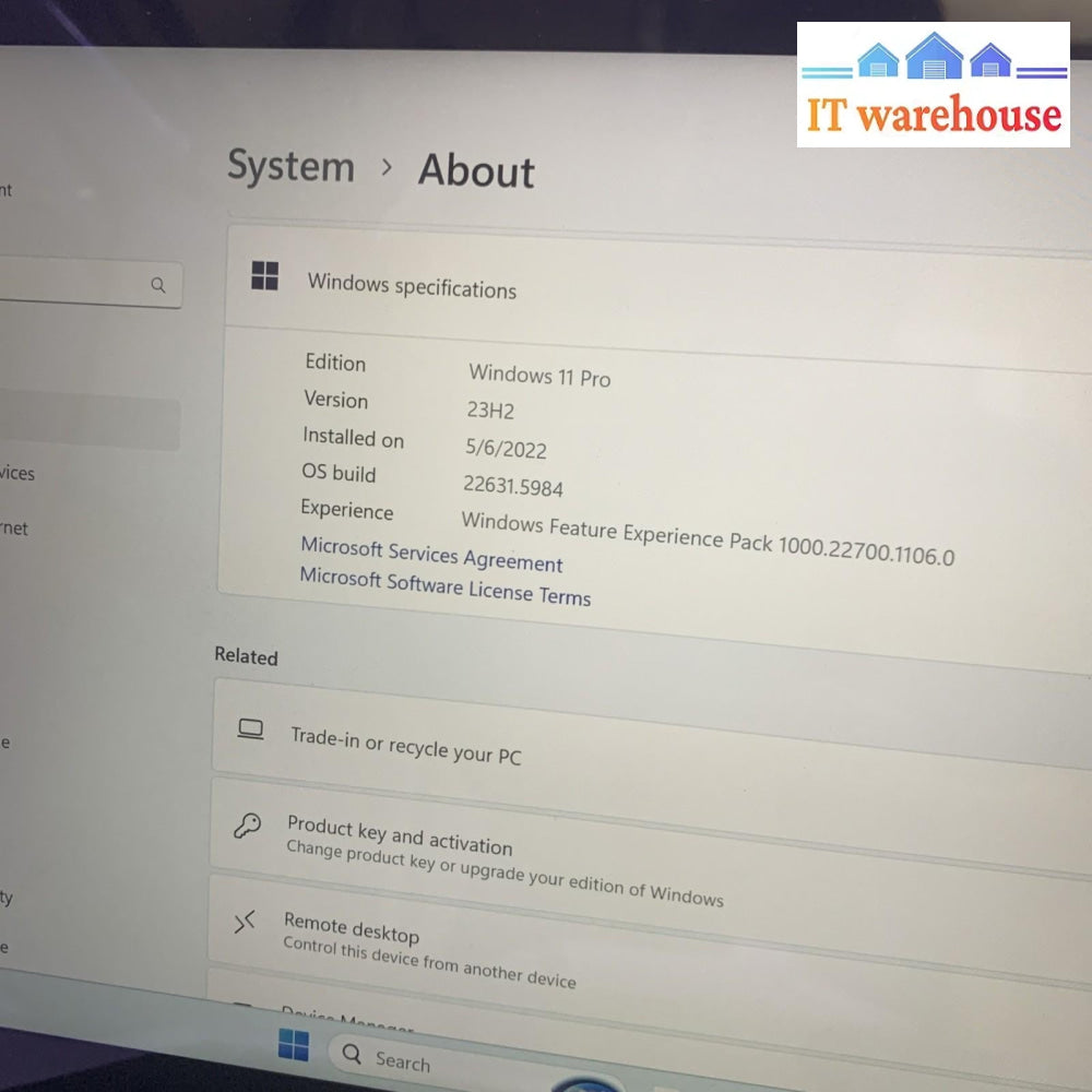 Lenovo Yoga 2 PRO 13.3" Touch FHD Laptop i5-4200U 1.60GHZ/ 8GB/240GB SSD/Win11