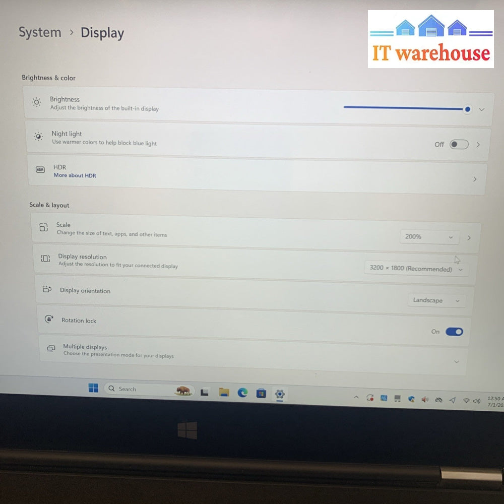 Lenovo Yoga 2 PRO 13.3" Touch FHD Laptop i5-4200U 1.60GHZ/ 8GB/240GB SSD/Win11 P