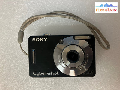 ~ (Lens Bad, For Parts) Sony Cyber-Shot DSC-W50 CARL ZEISS Vario-Tessar Camera