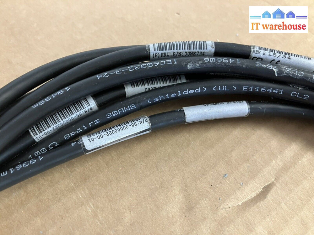 ~ Leoni High Speed Cable 28AWG ParaLink 8Pairs 30AWG 00we734 MINISAS Cables