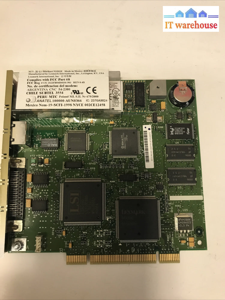 LexMark T622 printer extension cark Marknet N2501E