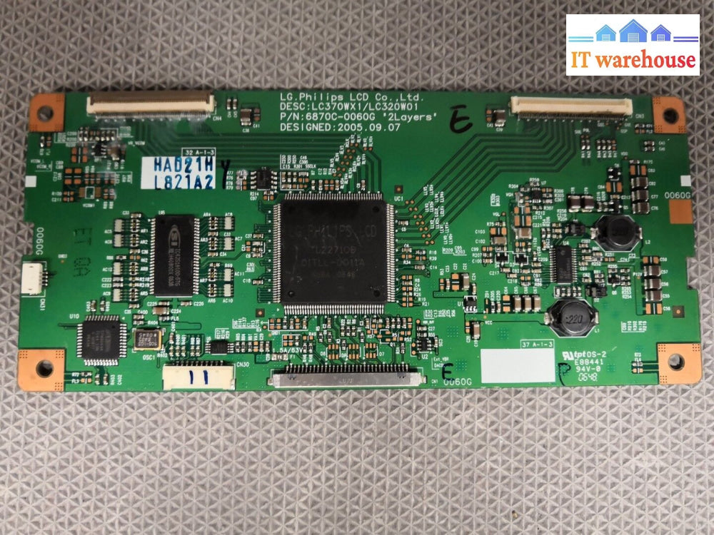 - Lg 32Lx2R-Zj 32Lc4D-Ua T-Con Board Lc370Wx1/Lc320W01 6870C-0060G @