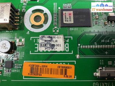 - LG EBT62530201 (EAX65000004) Main Board for 55LN549E-UA
