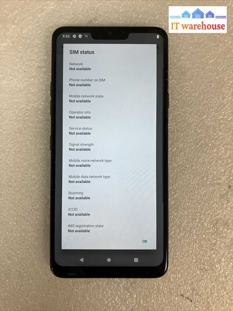 Lg G7 One 6.1’ Smart Phone / 32Gb Storage 4Gb Ram Black 4G Lte Unlocked ~