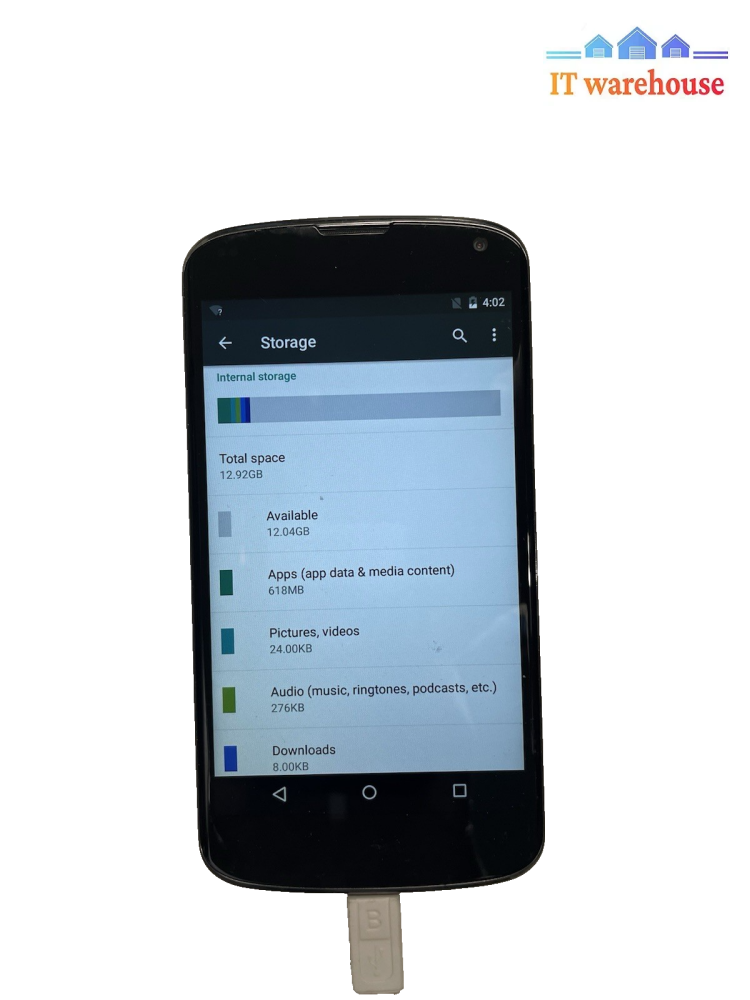 LG   Google Nexus 4 - 16GB - Black (Unlocked) Smartphone Tested  +