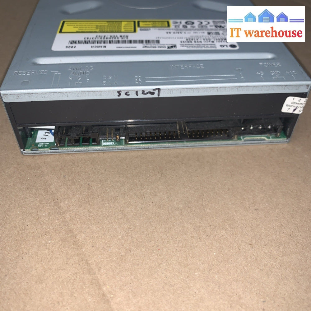 LG GSA-4163B Super Multi IDE DVD±RW DVD-RAM Burner Drive Tested Working