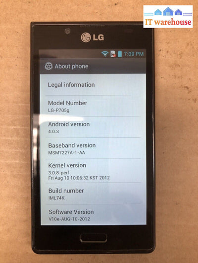 $ LG Optimus L7 smartphone 4.3" LG-P705G 3GB unlocked